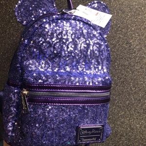 Loungefly Mickey Purple backpack